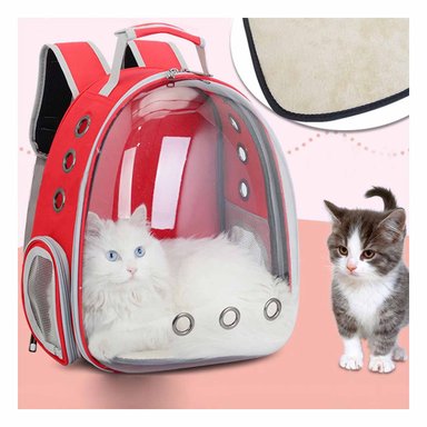 PACK4 BOLSO BURBUJA PARA PETS EN ROJO Y+PAPEL DE REGALO