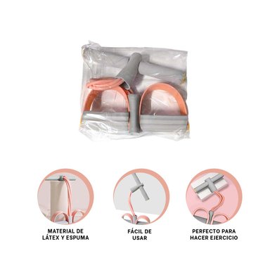 PACK4 CINTA CON PEDAL EN DURAZNO Y PLOMO Y+LIGAS DE REGALO