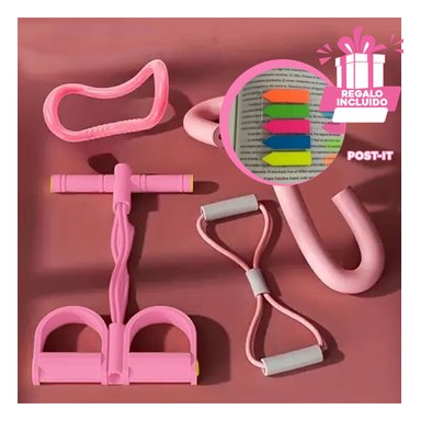 CINTA PARA PILATES EN ROSADO CLARO Y+POST-IT ADHESIVOS