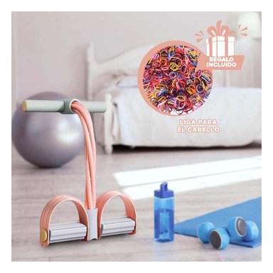 CINTA TENSORA EN DURAZNO Y PLOMO Y+LIGAS DE REGALO