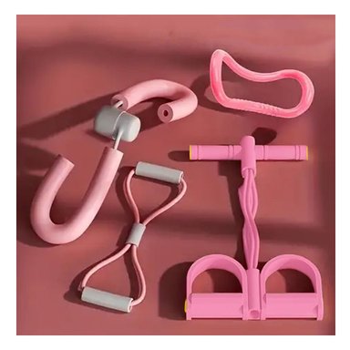 PACK6 CINTA DE PILATES EN ROSADO CLARO Y+PAPEL DE REGALO