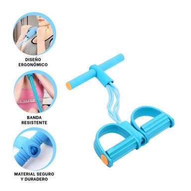 PACK2 BANDA DE FUERZA EN CELESTE CLARO Y+LIGAS DE REGALO