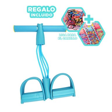 PACK12 BANDA DE TENSION EN CELESTE CLARO Y+LIGAS DE REGALO