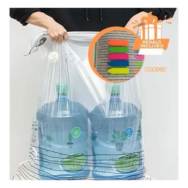 PACK12 FUNDA AL VACIO EN ANARANJADO Y+BANDERITAS ADHESIVAS