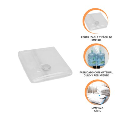 PACK2 BOLSA SIN OXIGENO DE CLOSET NARANJA Y+REGALO STICKERS