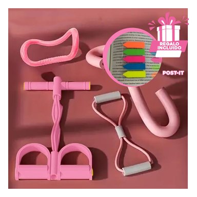 PACK6 LIGA PARA ENTRENAR EN ROSADO Y+BANDERITAS ADHESIVAS
