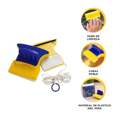 PACK2 LIMPIA CON ATRACTOR PARA VIDRIO Y+BANDERITAS ADHESIVAS