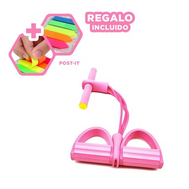 PACK12 BANDA DE FUERZA EN ROSADO Y+BANDERITAS ADHESIVAS