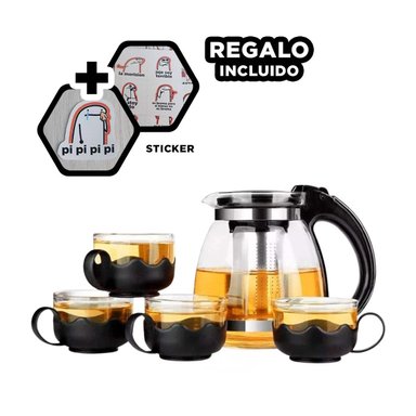TETERA FUNCIONAL PARA BEBIDAS 1000ML Y+REGALO STICKERS