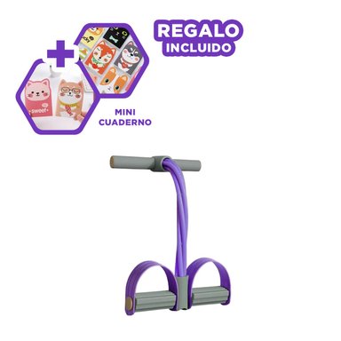 PACK12 BANDA ELASTICA EN MORADO Y PLOMO Y+REGALO AGENDITA