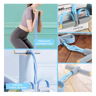 PACK6 LIGA DE TENSION CELESTE CLARO PLOMO Y+REGALO STICKERS