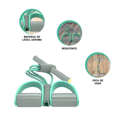 PACK4 CINTA DE PIE VERDE AGUA PLOMO Y+BANDERITAS ADHESIVAS