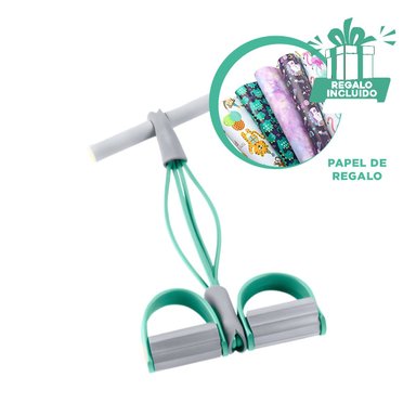 LIGA DE TENSION EN VERDE AGUA Y PLOMO Y+PAPEL DE REGALO