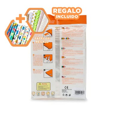 BOLSA HERMETICA MUY UTIL EN ANARANJADO Y+PAPEL DE REGALO