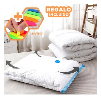 PACK6 BOLSA CONSERVA AL VACIO NARANJA Y+BANDERITAS ADHESIVAS