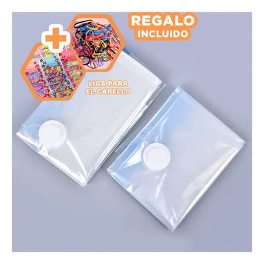 PACK6 BOLSA SIN OXIGENO EN ANARANJADO Y+LIGAS DE REGALO