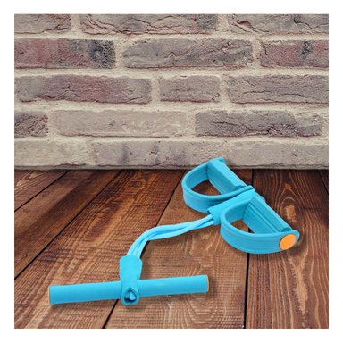 PACK6 CINTA ELASTICA EN CELESTE CLARO Y+PAPEL DE REGALO