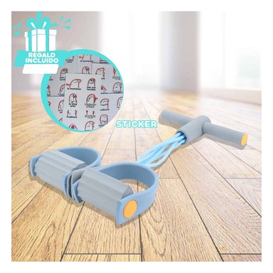 PACK12 BANDA ELASTICA EN CELESTE PLOMO Y+REGALO STICKERS