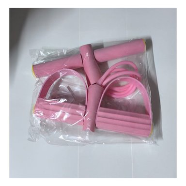 PACK2 CORREA TENSOR DE PEDAL ROSADO CLARO FLEXIBLE Y SUAVE PARA ENTRENAMIENTO Y+PAPEL REGALO - 2