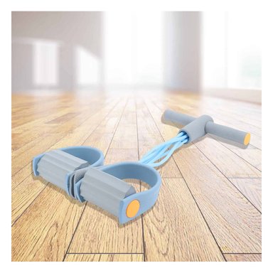 PACK4 CINTA CON PEDAL CELESTE CLARO PLOMO Y+LIGAS DE REGALO