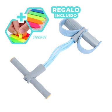 PACK12 BANDA DE PEDAL CELESTE PLOMO Y+BANDERITAS ADHESIVAS