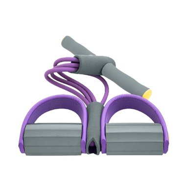 PACK12 FLEXOR TENSOR DE PEDAL MORADO Y PLOMO SUAVE Y RESISTENTE PARA ENTRENAR Y+REGALO STICKER - 2