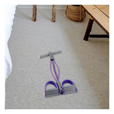 PACK12 FLEXOR TENSOR DE PEDAL MORADO Y PLOMO SUAVE Y RESISTENTE PARA ENTRENAR Y+REGALO STICKER - 3