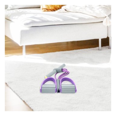 PACK12 FLEXOR TENSOR DE PEDAL MORADO Y PLOMO SUAVE Y RESISTENTE PARA ENTRENAR Y+REGALO STICKER - 5