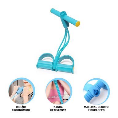 PACK2 LIGA TENSORA DE GYM CELESTE CLARO Y+REGALO AGENDITA