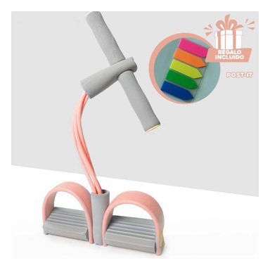 PACK6 LIGA TENSOR EN DURAZNO Y PLOMO Y+BANDERITAS ADHESIVAS