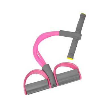 LIGA ELASTICA DE RESISTENCIA ABDOMINAL EN ROSADO Y PLOMO