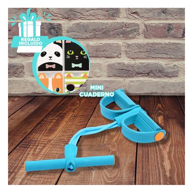 LIGA TENSORA DE EJERCITAR CELESTE CLARO Y+REGALO AGENDITA