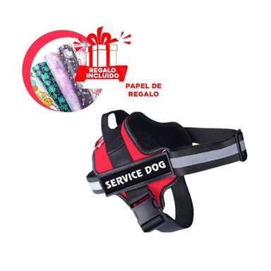 ARNES CON CORREA AJUSTABLE EN ROJO Y+PAPEL DE REGALO