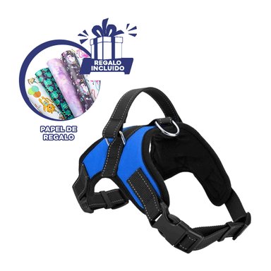 PACK12 PECHERA PARA MASCOTAS Y LIGERO AZUL Y+PAPEL DE REGALO