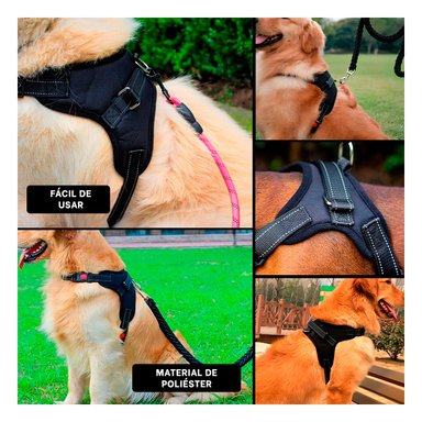 PACK6 ARNES CON PECHERA AJUSTABLE EN NEGRO Y+REGALO STICKERS