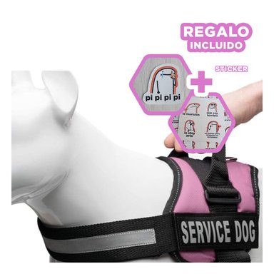 PACK6 ARNES CON CORREA AJUSTABLE EN ROSADO Y+REGALO STICKERS