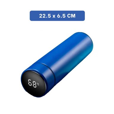PACK4 BOTELLA DIGITAL PARA TE EN AZUL Y+BANDERITAS ADHESIVAS - 5