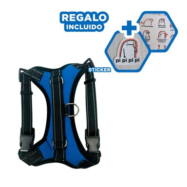 ARNES PARA PERROS TALLA M EN COLOR AZUL Y+REGALO STICKERS