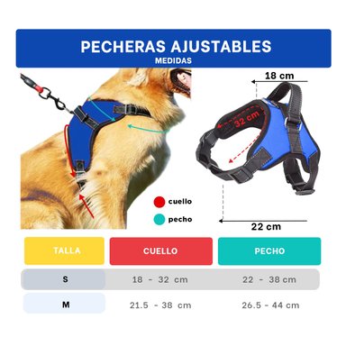 PACK2 ARNES SEGURO PARA PERROS EN AZUL Y+REGALO AGENDITA