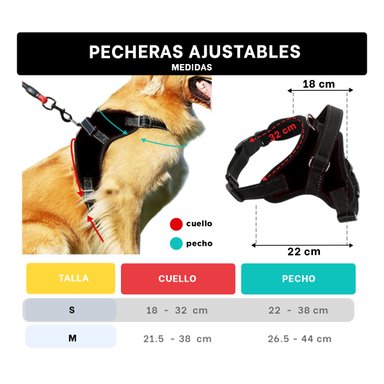 PACK2 ARNES SEGURO PARA PERROS EN NEGRO Y+REGALO AGENDITA