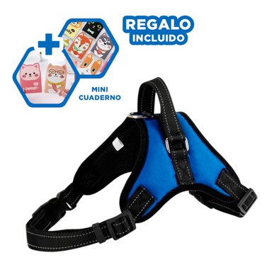 ARNES SEGURO PARA PERROS EN COLOR AZUL Y+REGALO AGENDITA