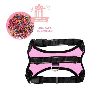 PACK12 PECHERA DE PET PARA PASEO EN S ROSA Y+LIGAS DE REGALO