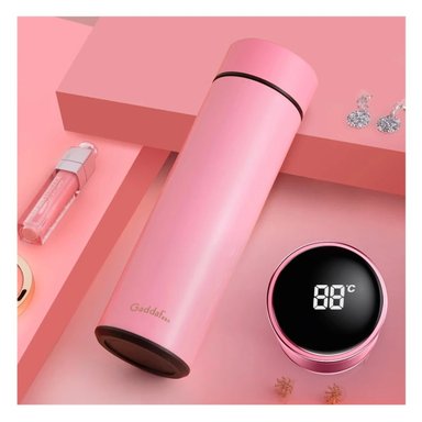 PACK12 TERMO MODERNO PARA TE DE 500 ML EN COLOR ROSADO