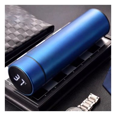 PACK4 TOMATODO CON TAPA DIGITAL Y FILTRO DE TE EN AZUL