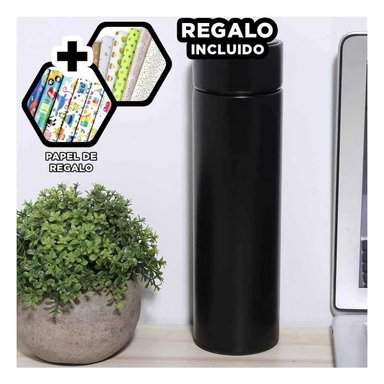 PACK6 BOTELLA CON INFUSOR PARA TE NEGRO Y+PAPEL DE REGALO