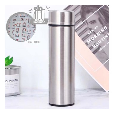 TERMO CONTROL DE TEMPERATURA PLATEADO Y+REGALO STICKERS