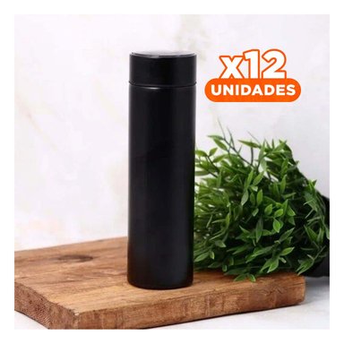 PACK12 RECIPIENTE MODERNO PORTATIL 500 ML CON FILTRO DE TE PARA DISFRUTAR CAFE - 1