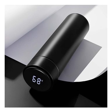 PACK4 BOTELLA DIGITAL PARA TE NEGRO Y+BANDERITAS ADHESIVAS