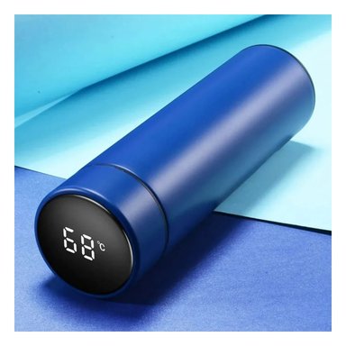 PACK12 TERMO MODERNO PARA TE DE 500 ML EN COLOR AZUL