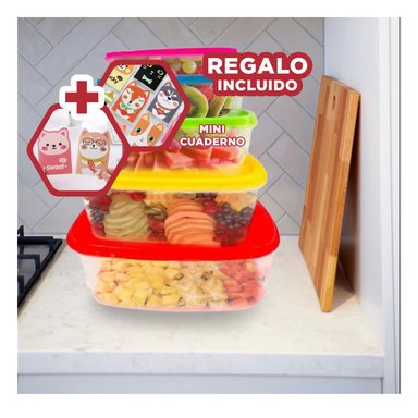 PACK6 TAPER RECTANGULAR PARA ALMACENAMIENT Y+REGALO AGENDITA